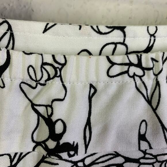 SOFT SURROUNDINGS Skirt Amaranth PM Abstract Modern Artsy Elastic Back Waist - Picture 11 of 14